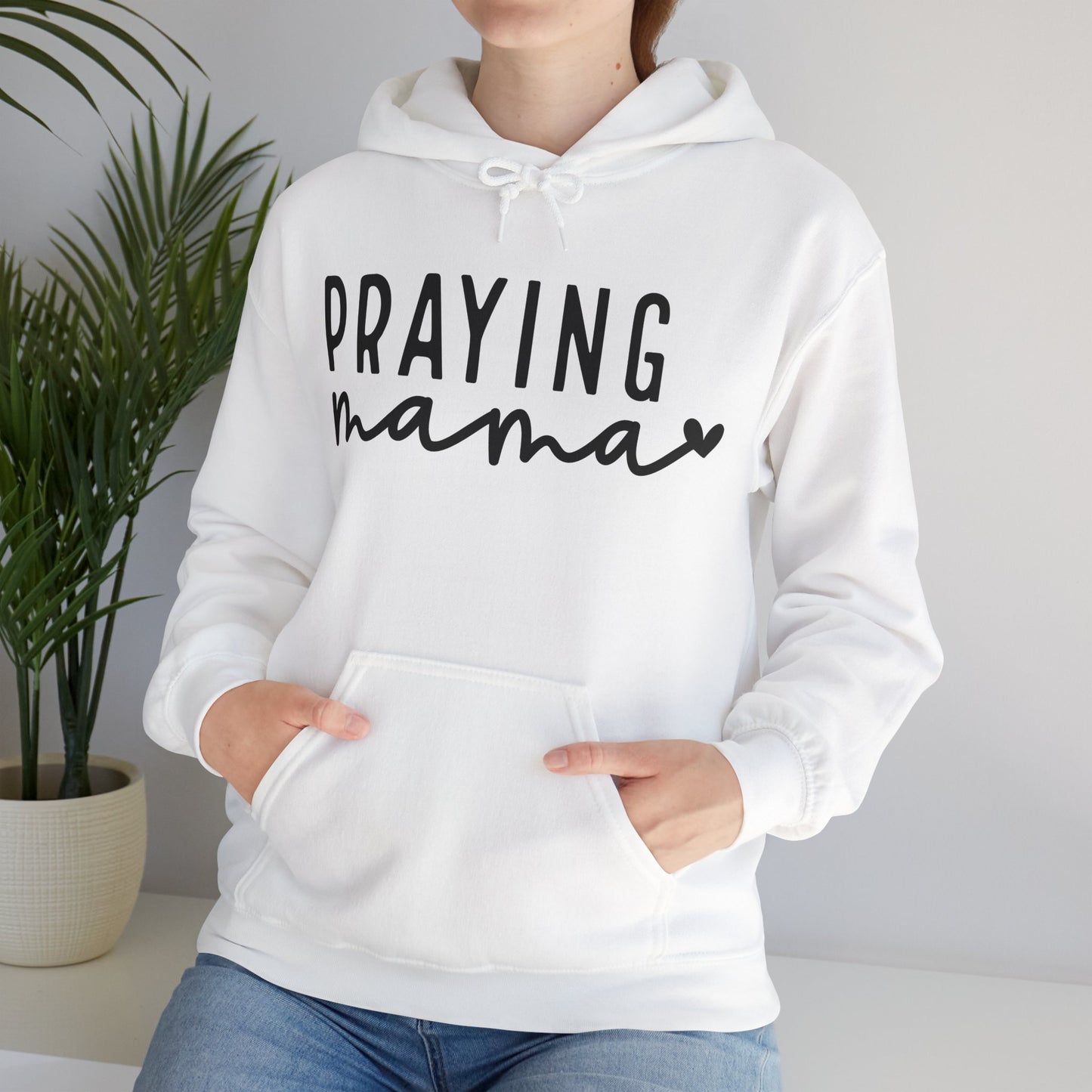 Praying Mama Unisex Heavy Blend™ Hooded Sweatshirt