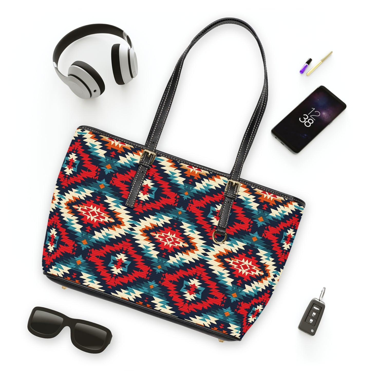 Aztec PU Leather Shoulder Bag