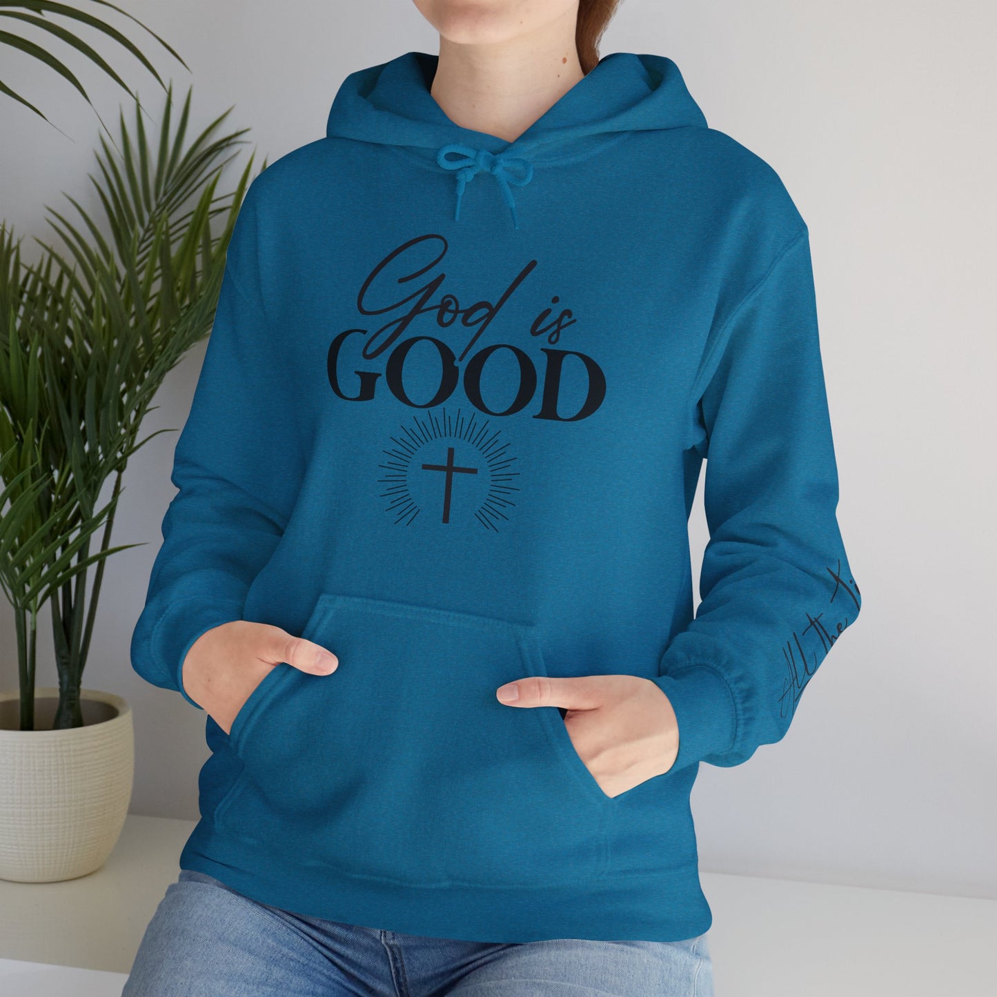 God is Good Unisex Heavy Blend™ Hooded Sweatshirt