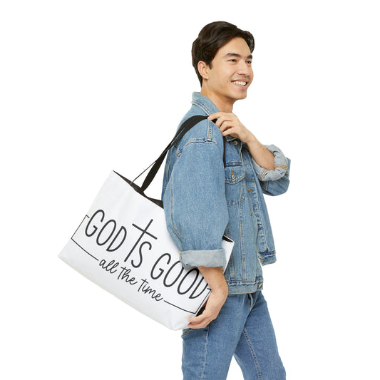 God is Good Weekender Tote Bag