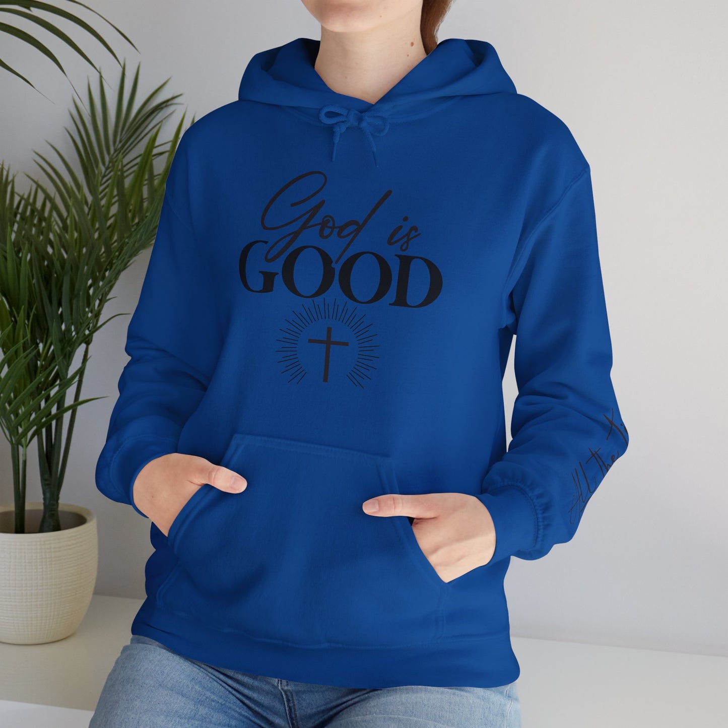 God is Good Unisex Heavy Blend™ Hooded Sweatshirt