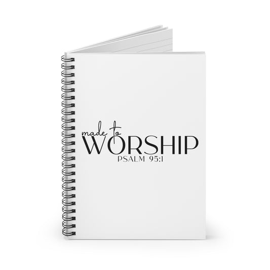 Worship Spiral Notebook - Ruled Line