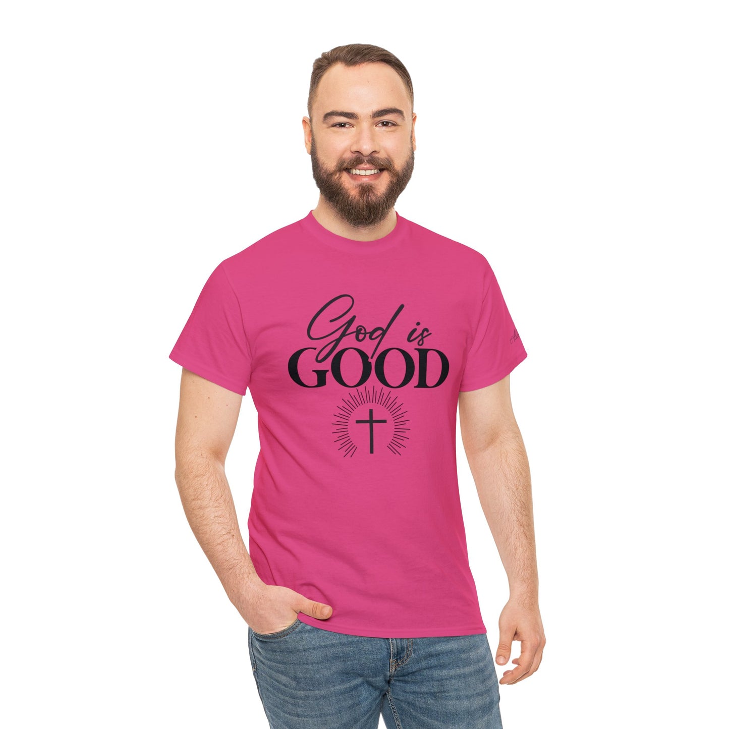 God is Good Unisex Heavy Cotton Tee