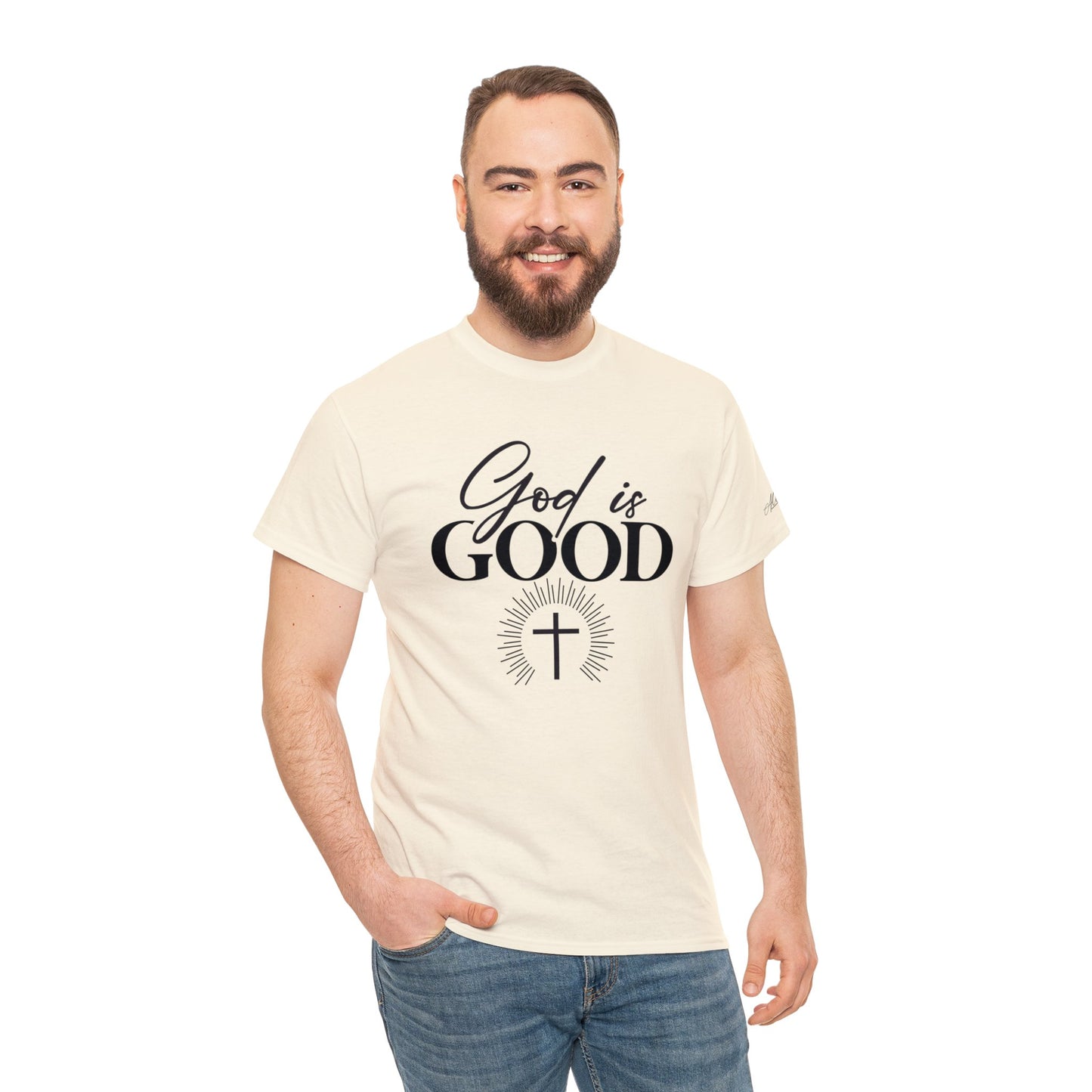 God is Good Unisex Heavy Cotton Tee