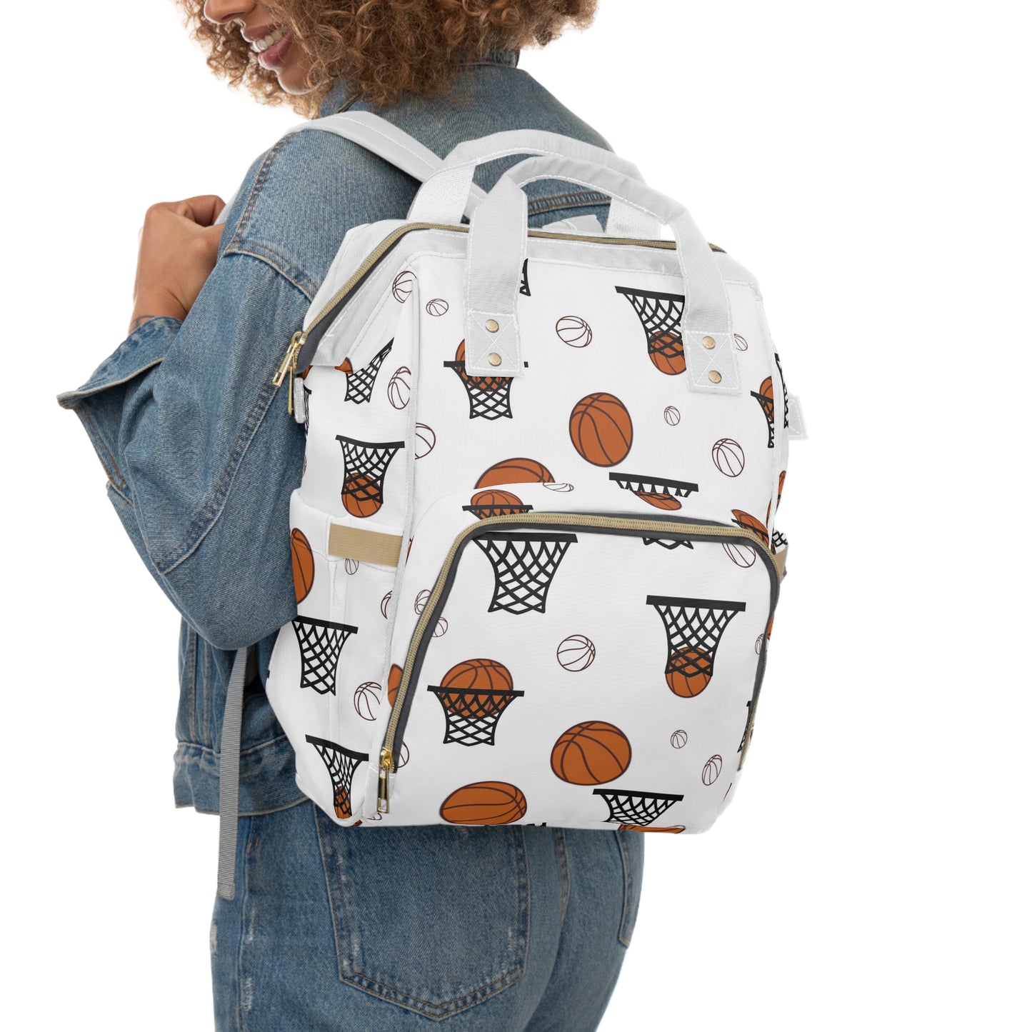 Basketball Multifunctional Diaper Backpack