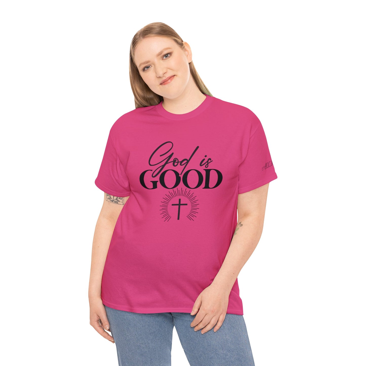 God is Good Unisex Heavy Cotton Tee