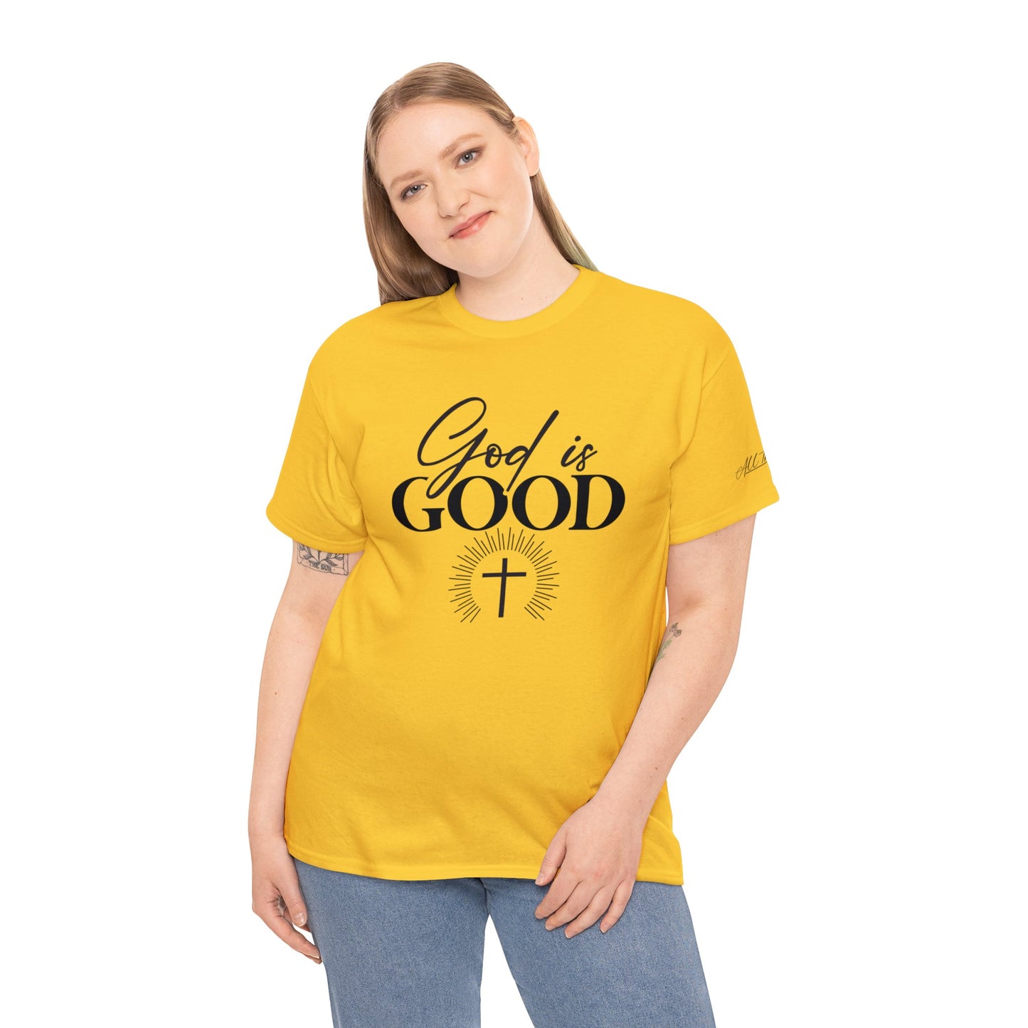 God is Good Unisex Heavy Cotton Tee