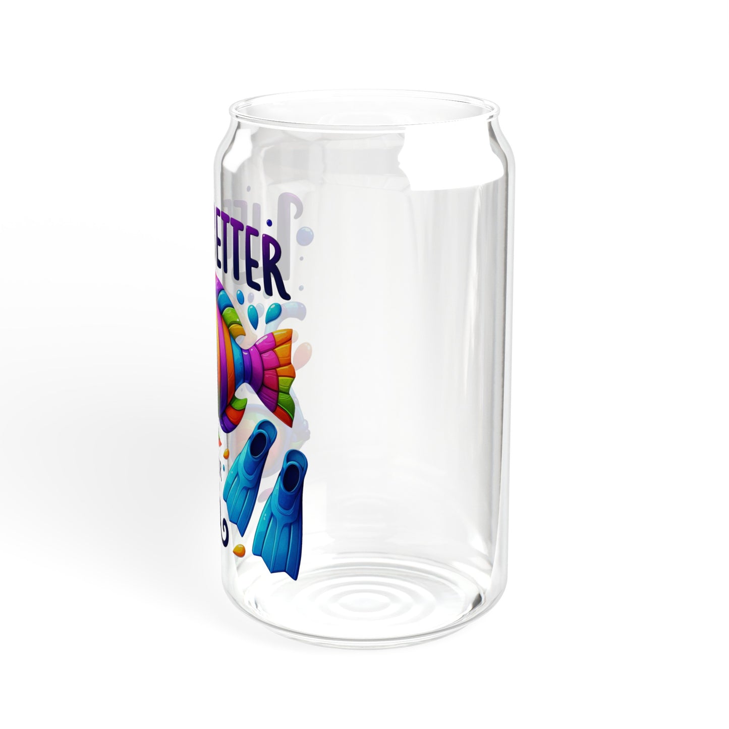 Life is Better Under The Sea Sipper Glass, 16oz