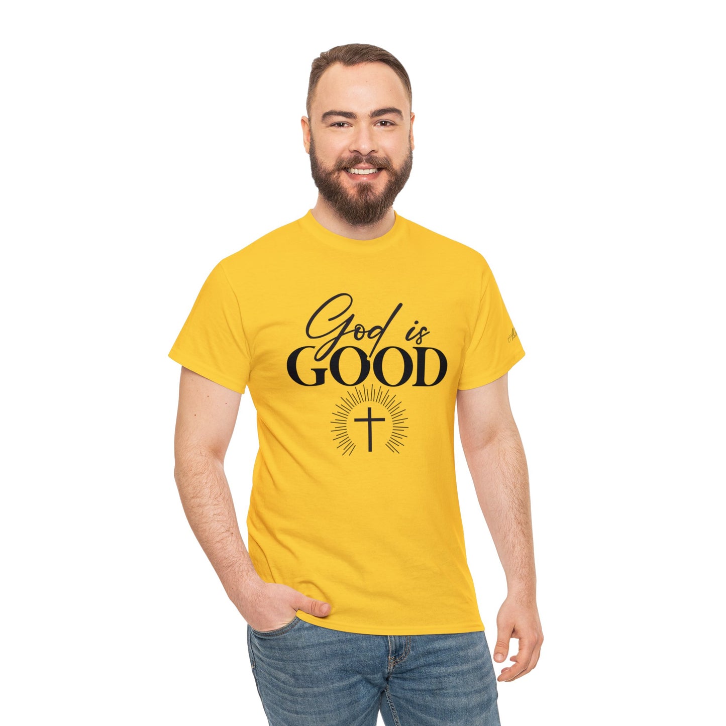 God is Good Unisex Heavy Cotton Tee