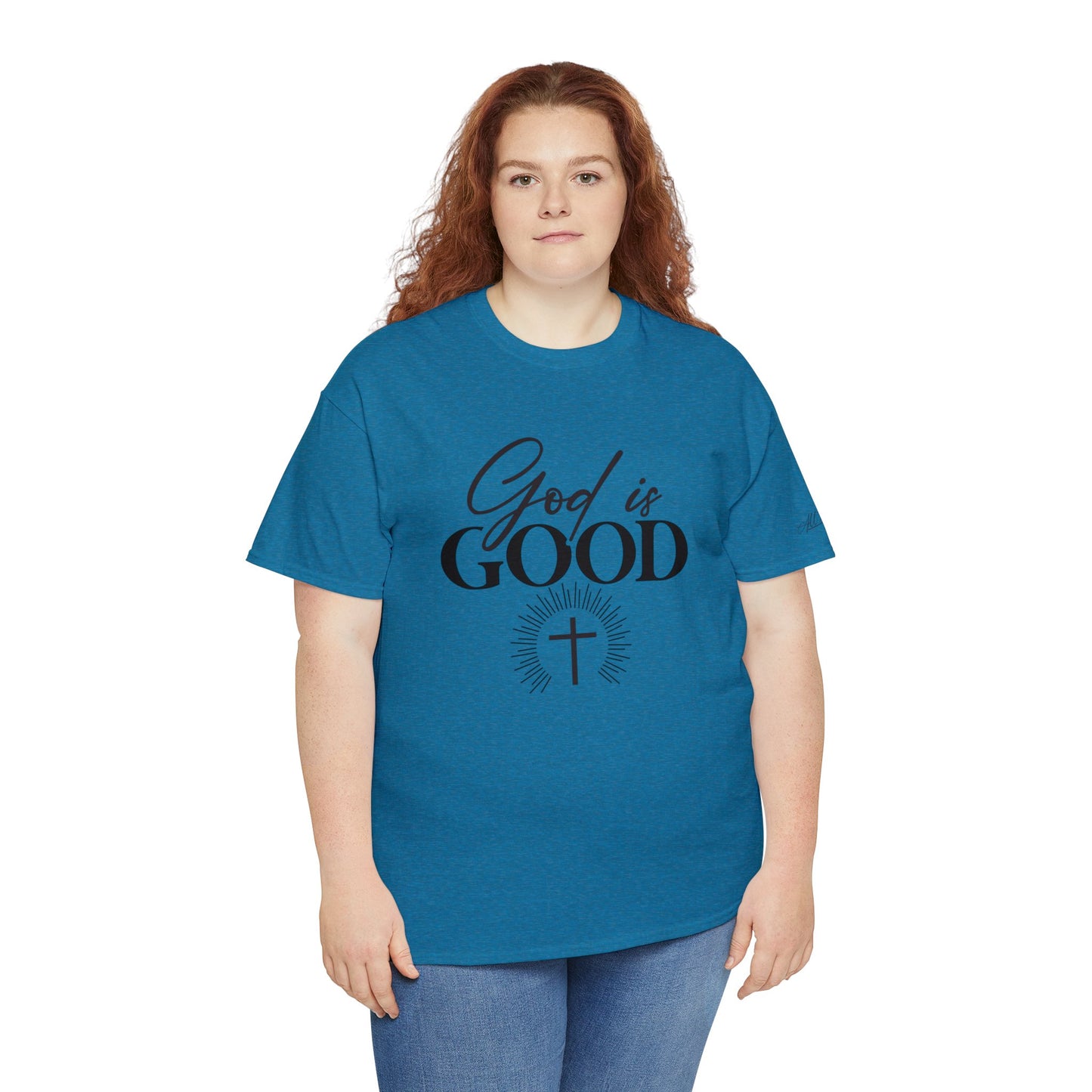 God is Good Unisex Heavy Cotton Tee