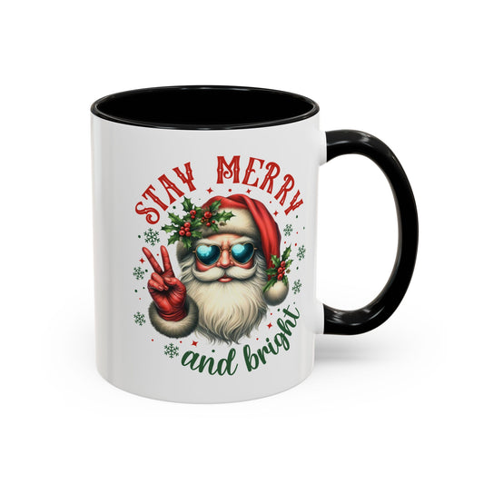 Stay Merry Accent Coffee Mug (11, 15oz)