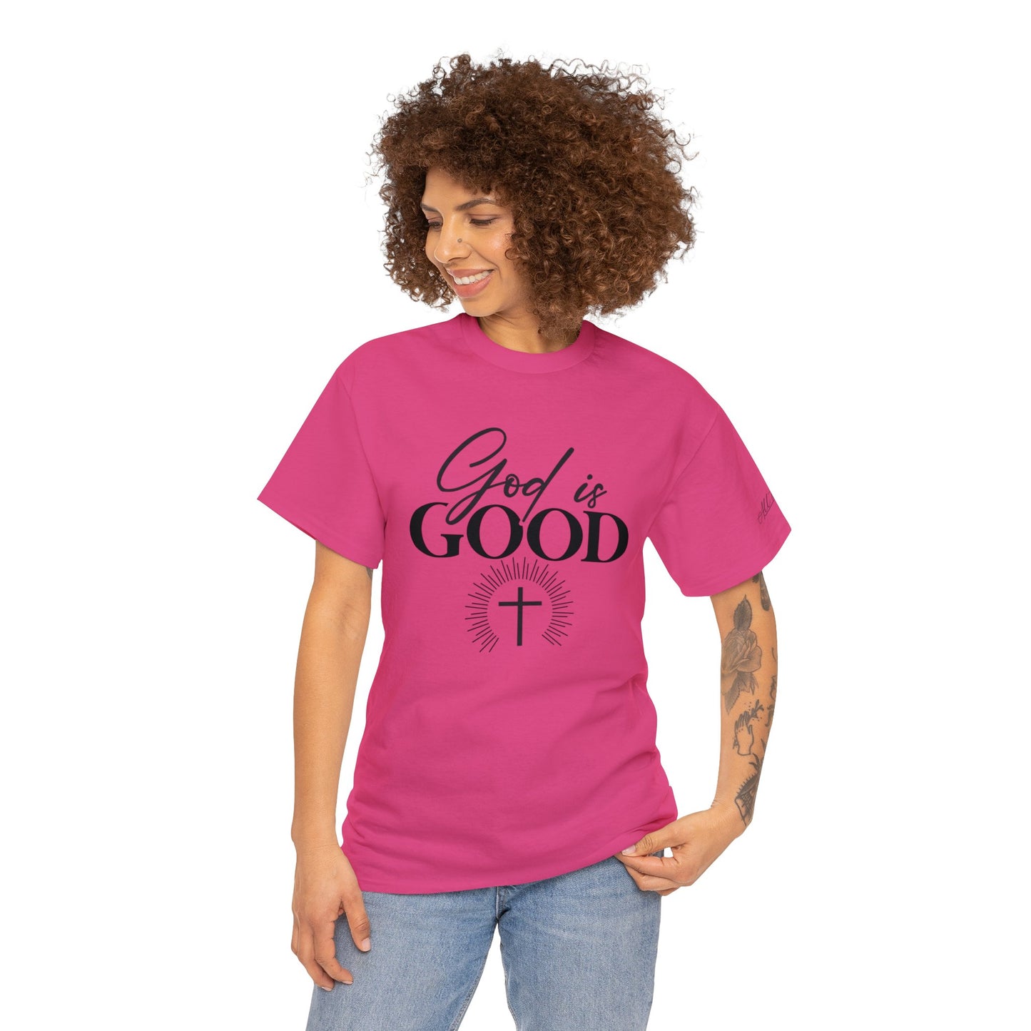 God is Good Unisex Heavy Cotton Tee