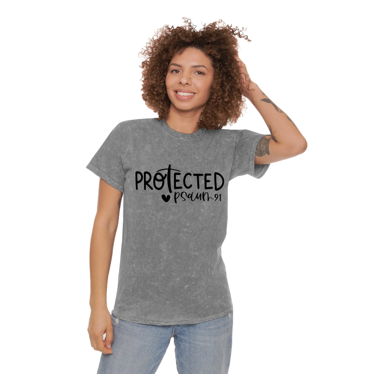 Protected Unisex Mineral Wash T-Shirt