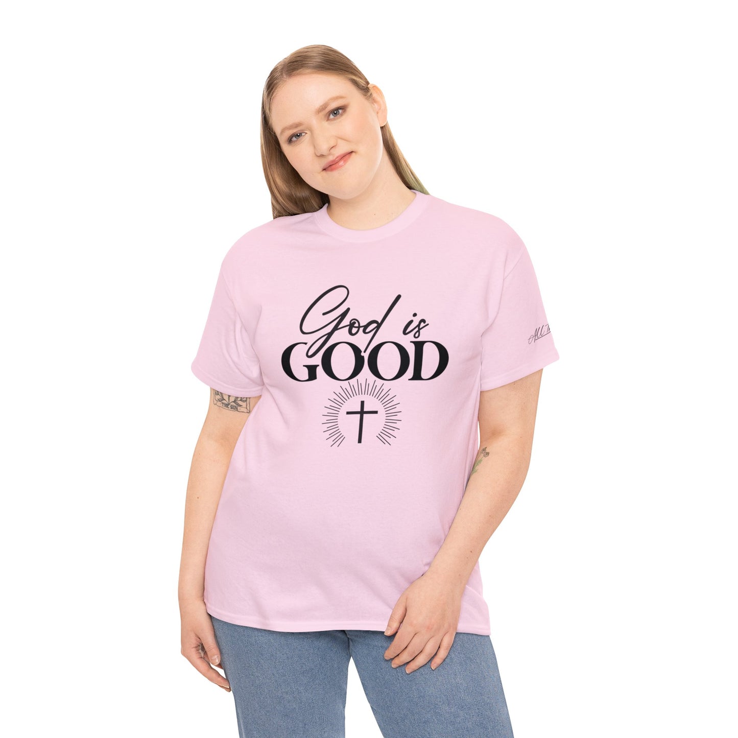 God is Good Unisex Heavy Cotton Tee