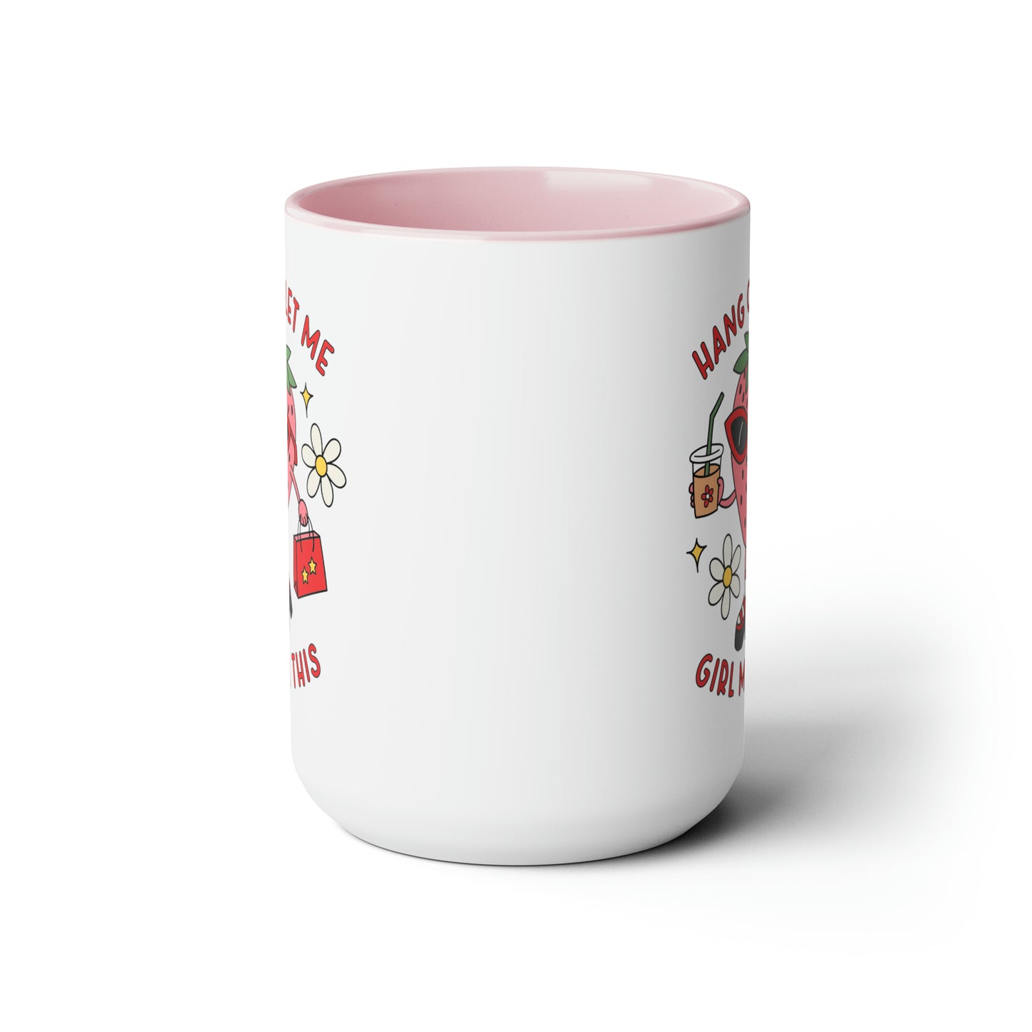 GIRL Math Two-Tone Coffee Mugs, 15oz