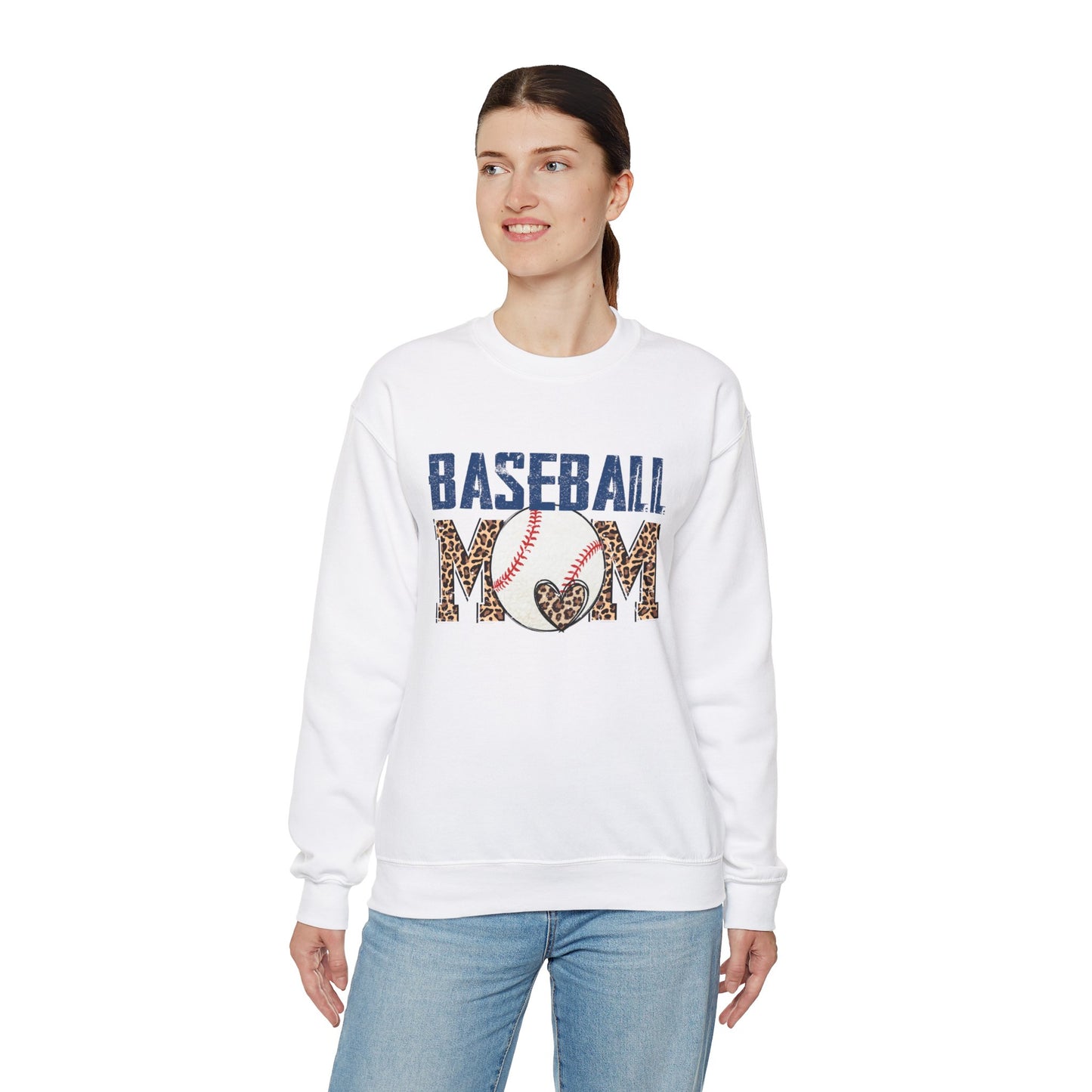 Baseball Mom Unisex Heavy Blend™ Crewneck Sweatshirt