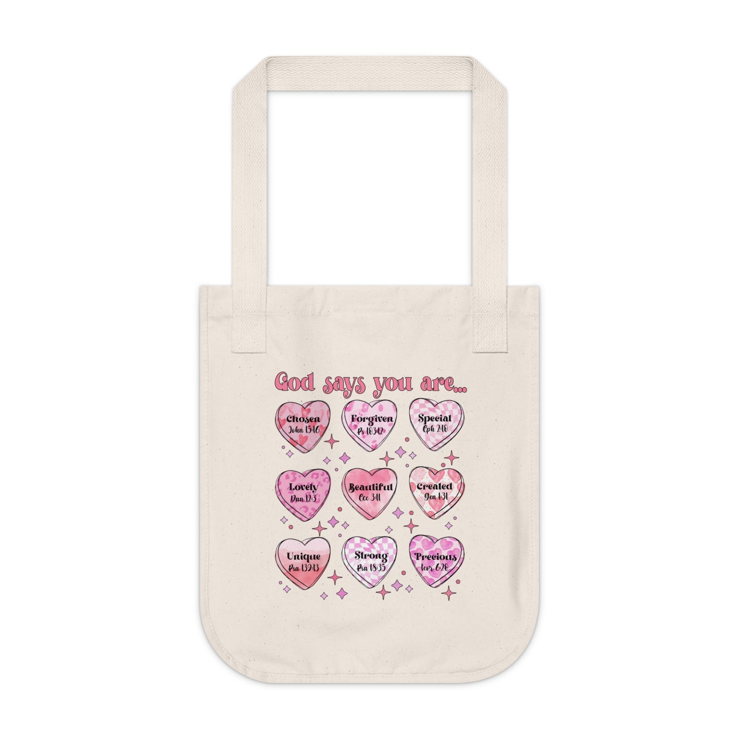 God Says Organic Canvas Tote Bag