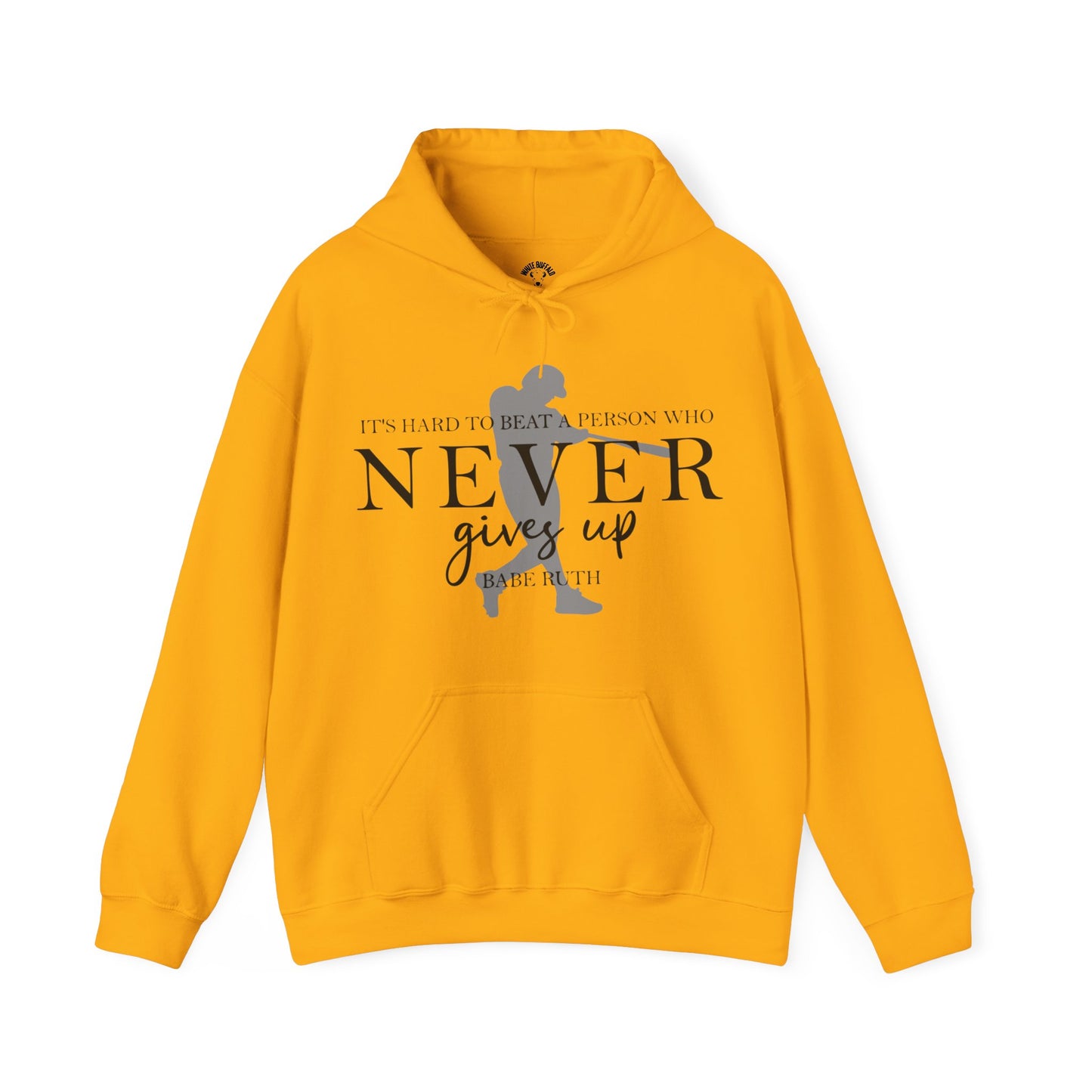 Never Give Up Unisex Heavy Blend™ Hooded Sweatshirt