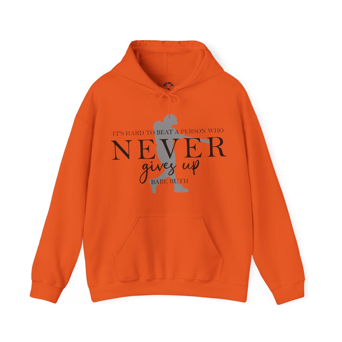 Never Give Up Unisex Heavy Blend™ Hooded Sweatshirt