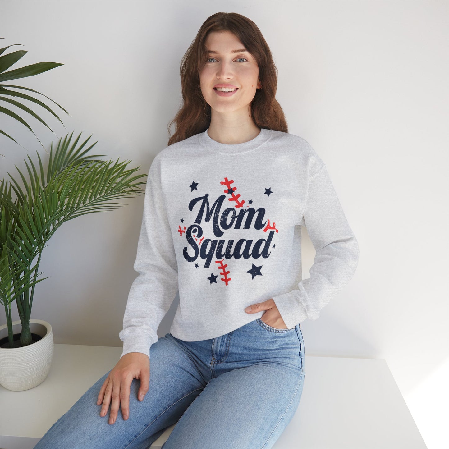 Mom Squad Unisex Heavy Blend™ Crewneck Sweatshirt