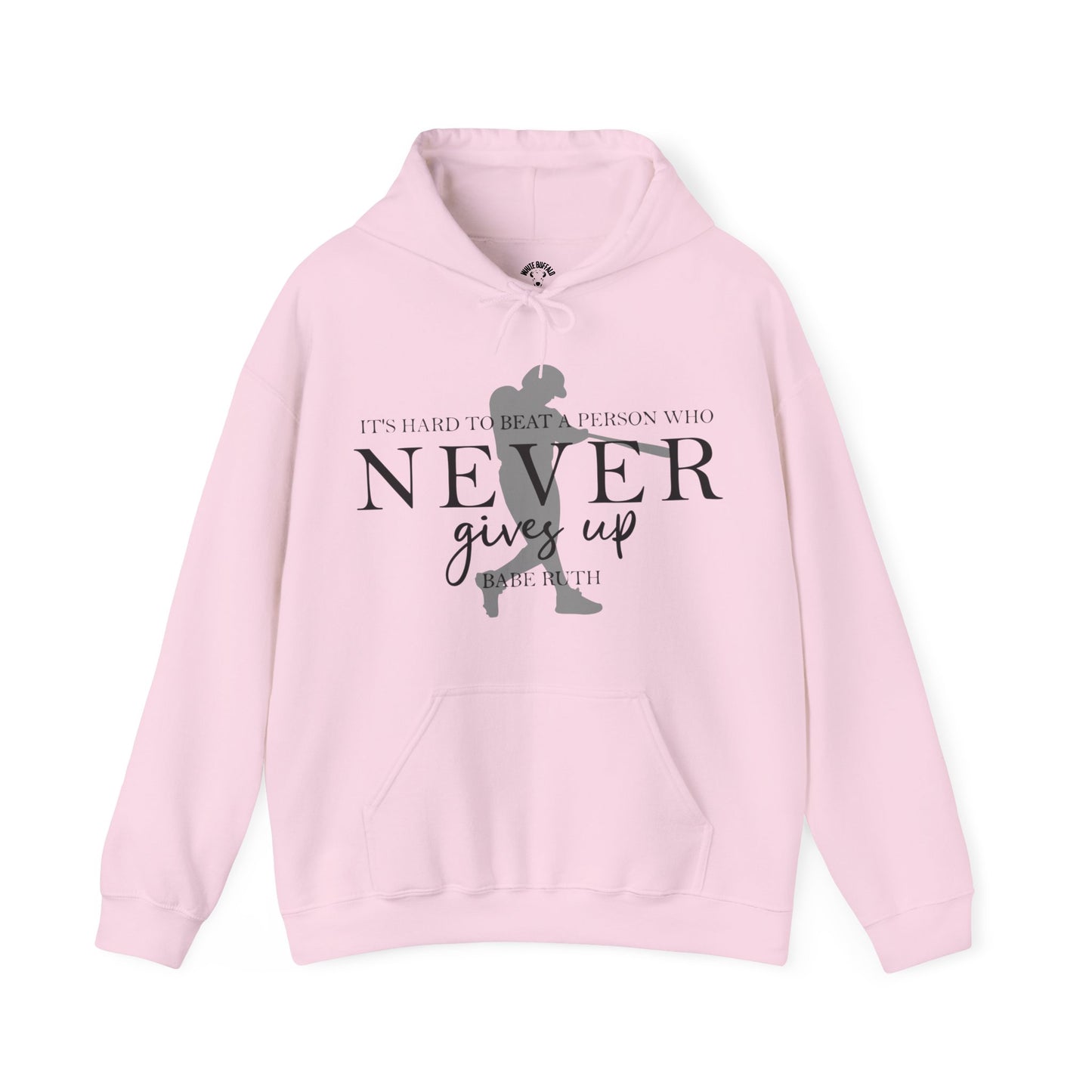 Never Give Up Unisex Heavy Blend™ Hooded Sweatshirt