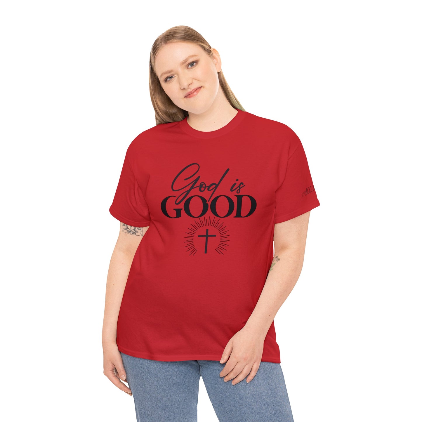 God is Good Unisex Heavy Cotton Tee