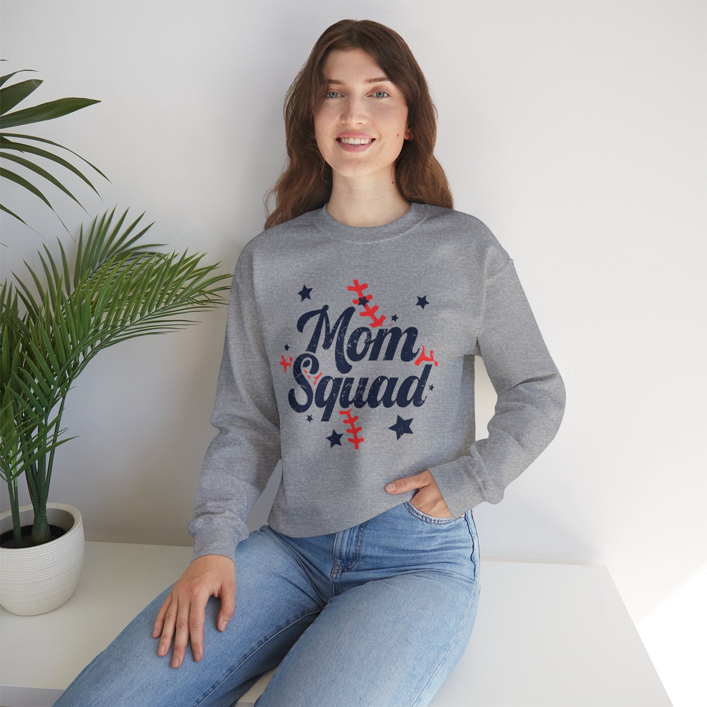 Mom Squad Unisex Heavy Blend™ Crewneck Sweatshirt