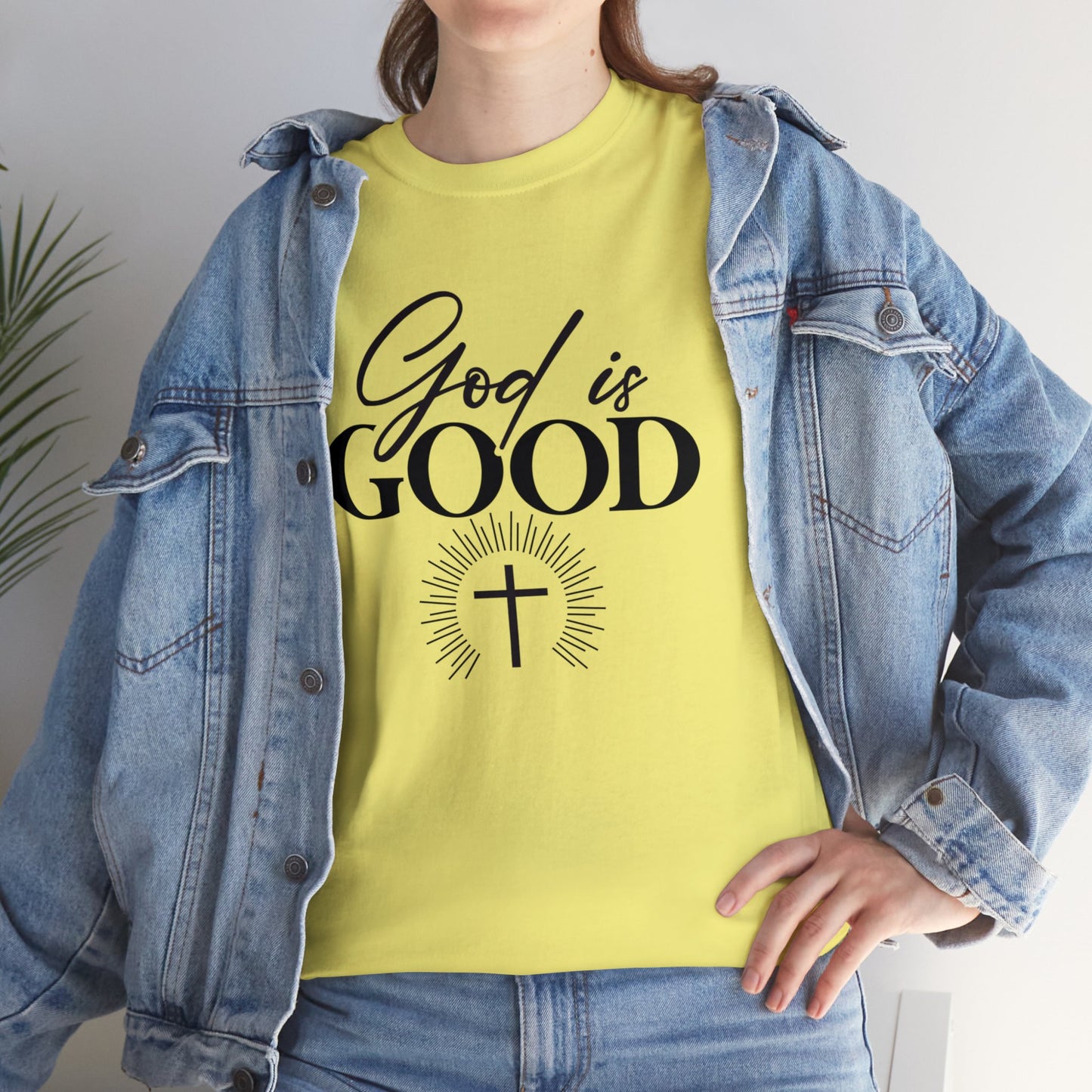 God is Good Unisex Heavy Cotton Tee