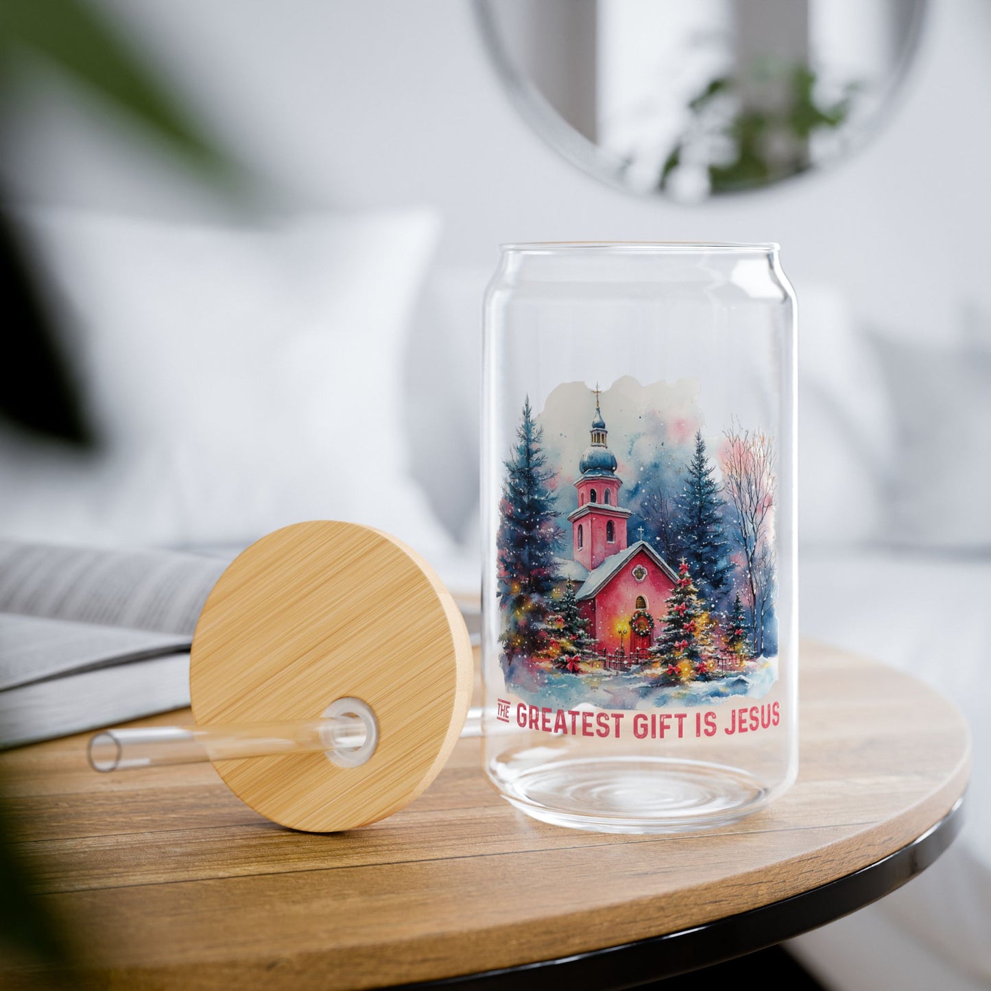 The Greatest Gift Sipper Glass, 16oz