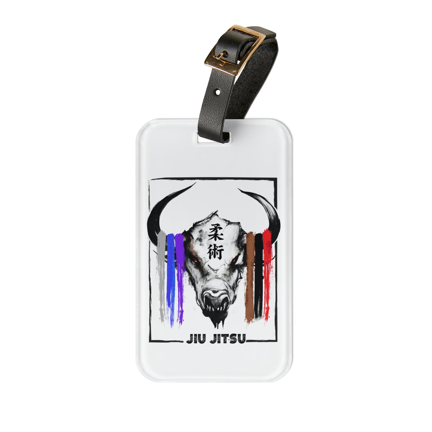 Bull Head Jiu Jitsu Luggage Tag