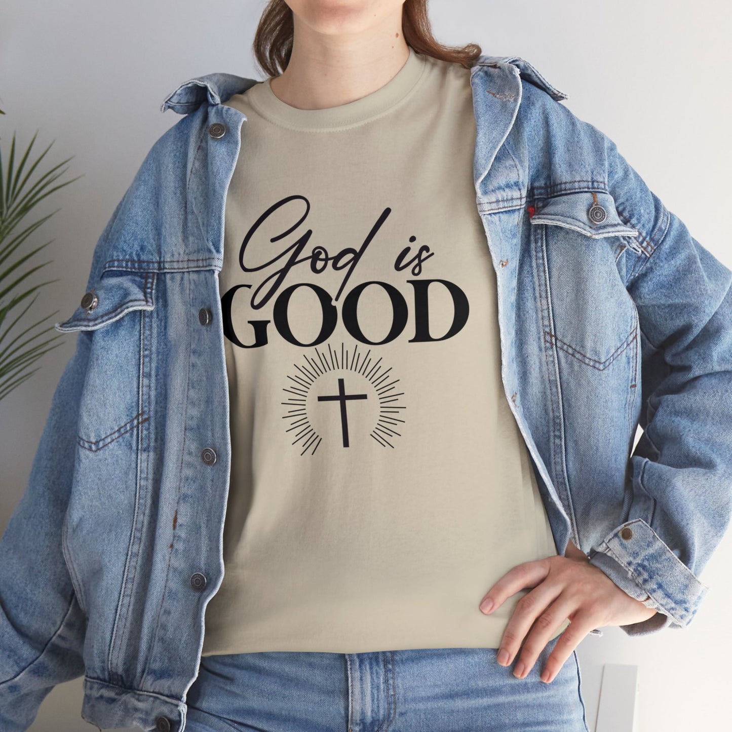 God is Good Unisex Heavy Cotton Tee