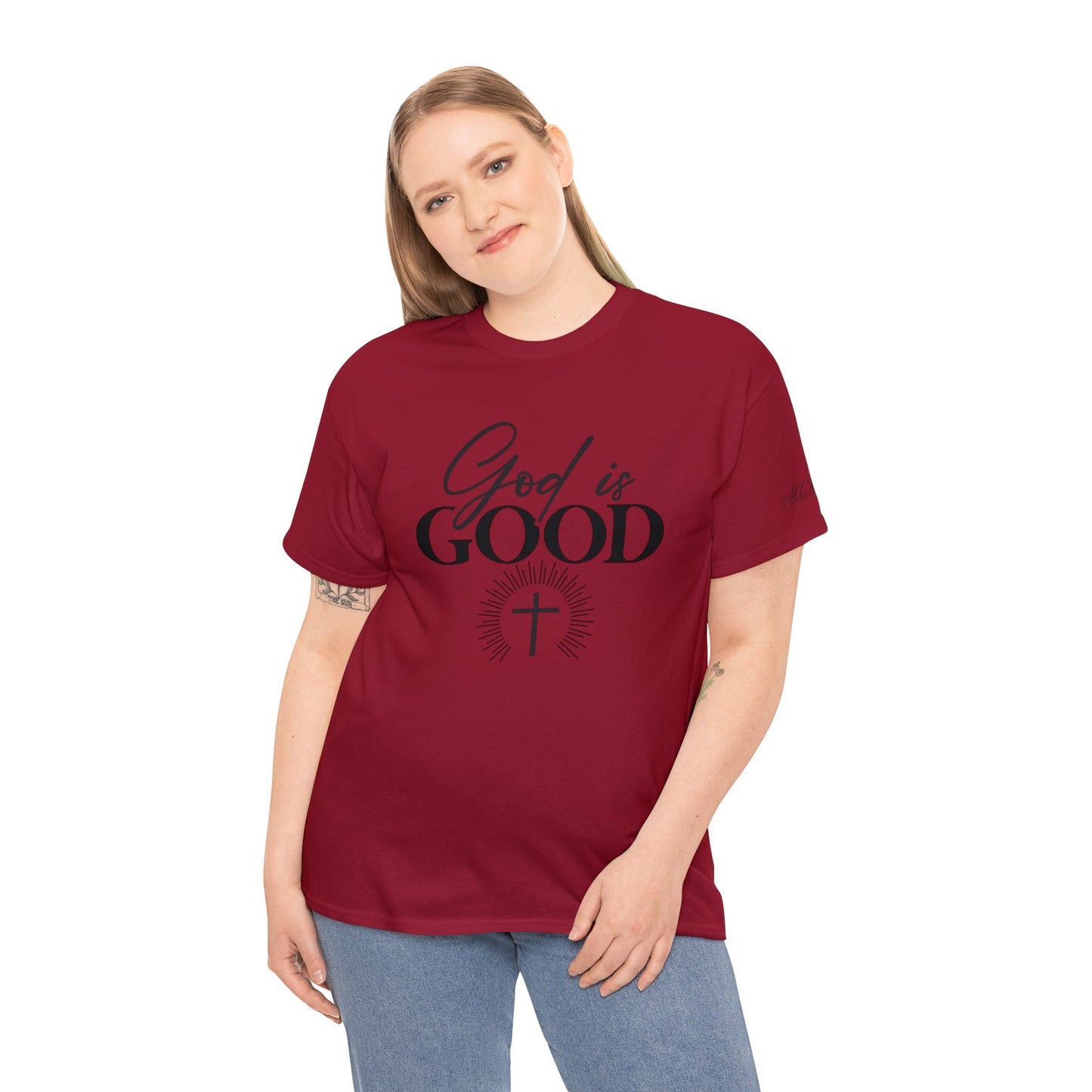 God is Good Unisex Heavy Cotton Tee