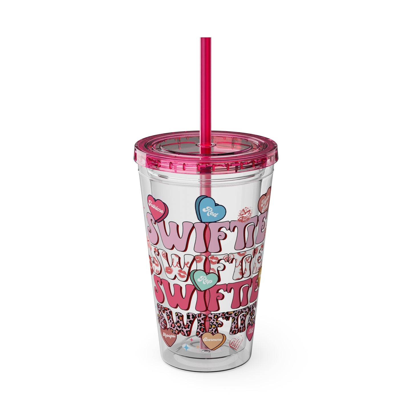 Swiftie Sunsplash Tumbler with Straw, 16oz