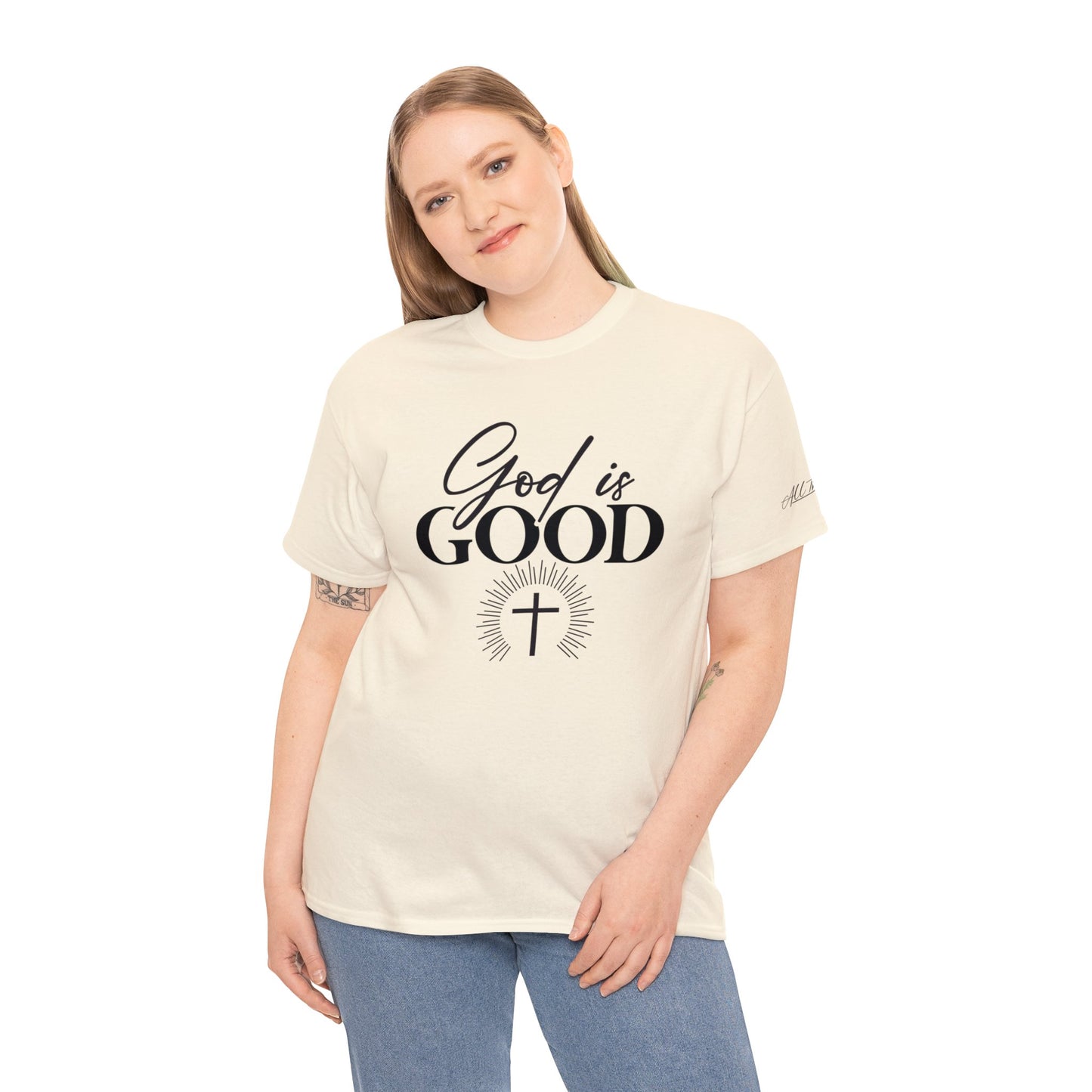 God is Good Unisex Heavy Cotton Tee