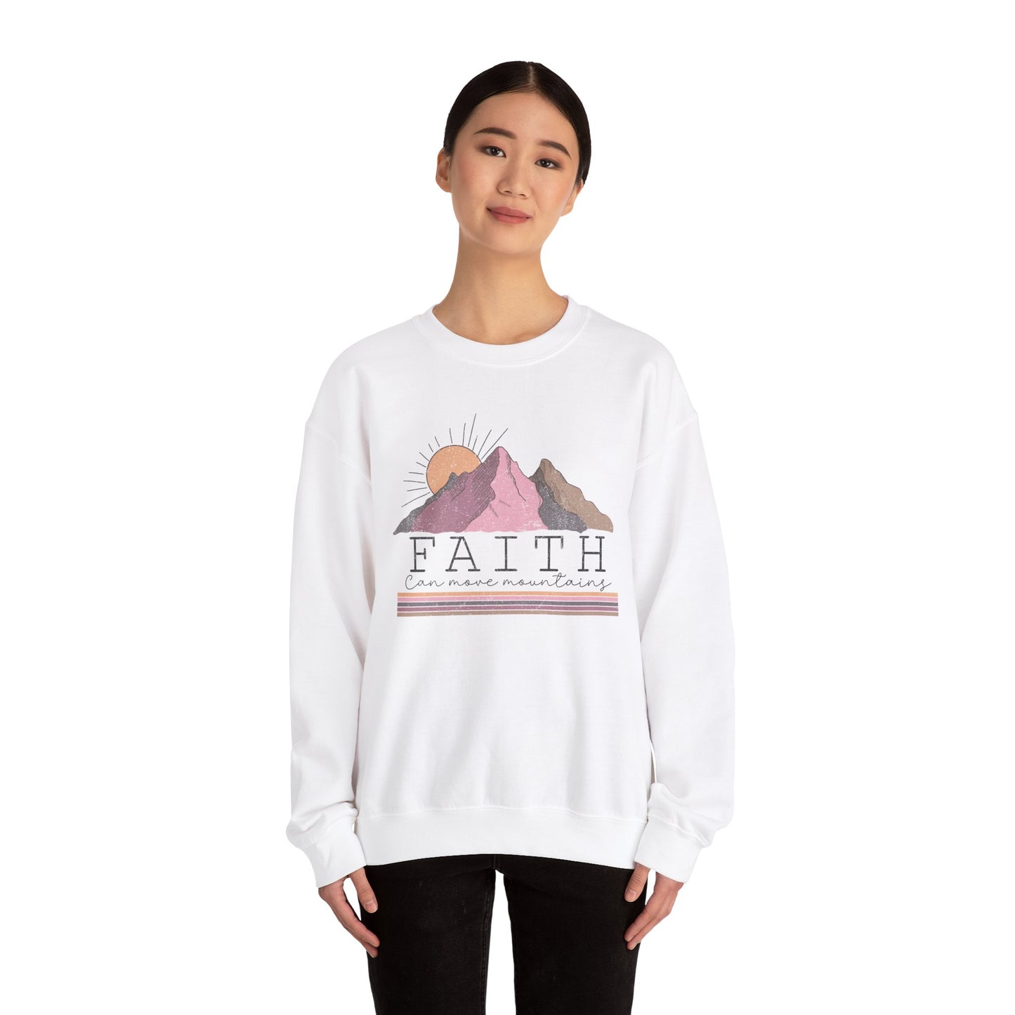 Faith Unisex Heavy Blend™ Crewneck Sweatshirt