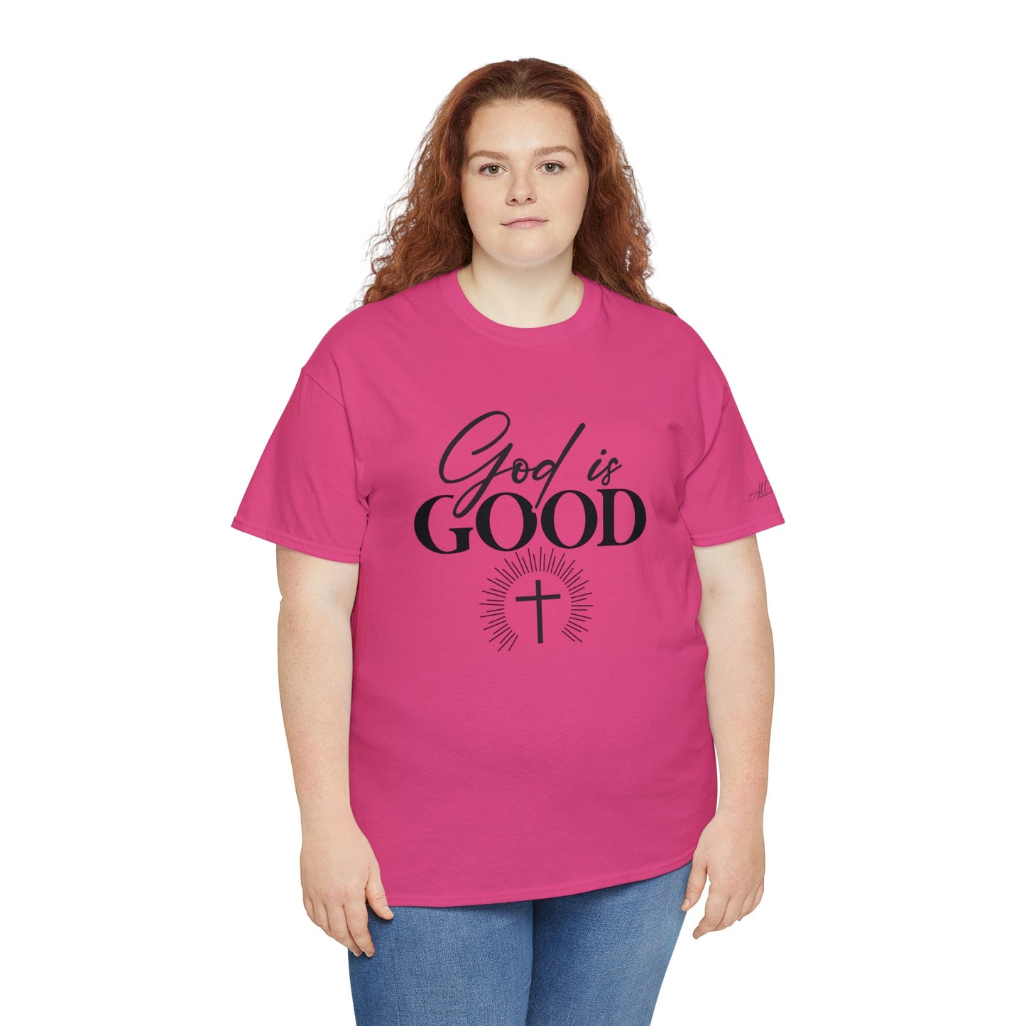 God is Good Unisex Heavy Cotton Tee