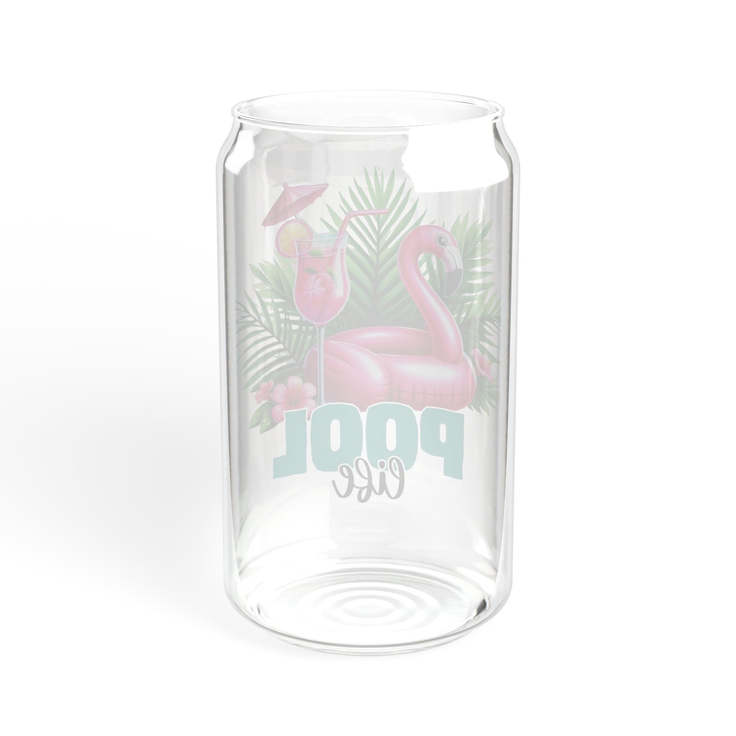 Pool Life Sipper Glass, 16oz