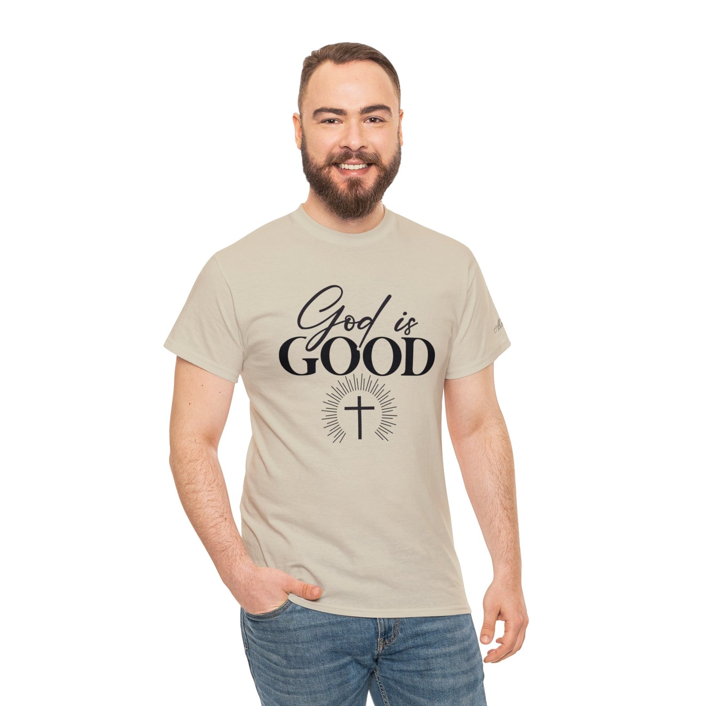 God is Good Unisex Heavy Cotton Tee