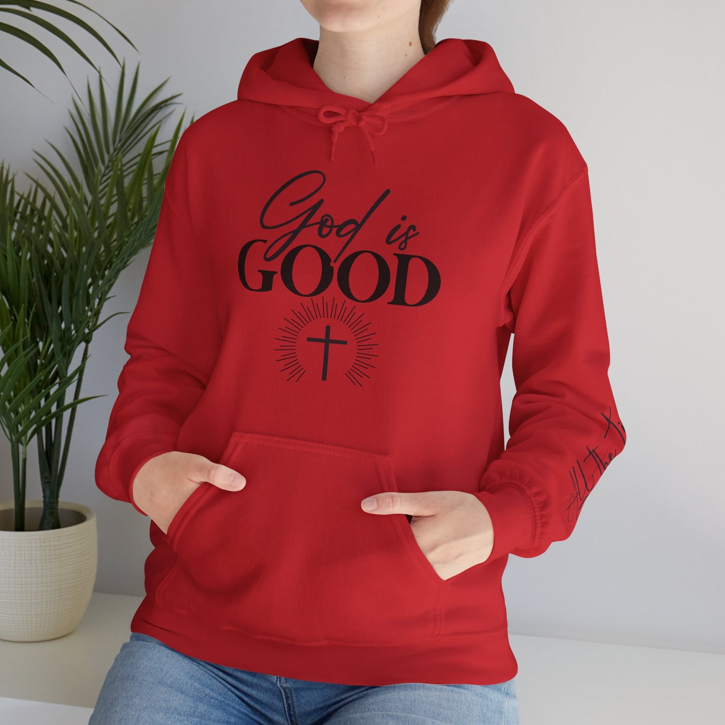 God is Good Unisex Heavy Blend™ Hooded Sweatshirt