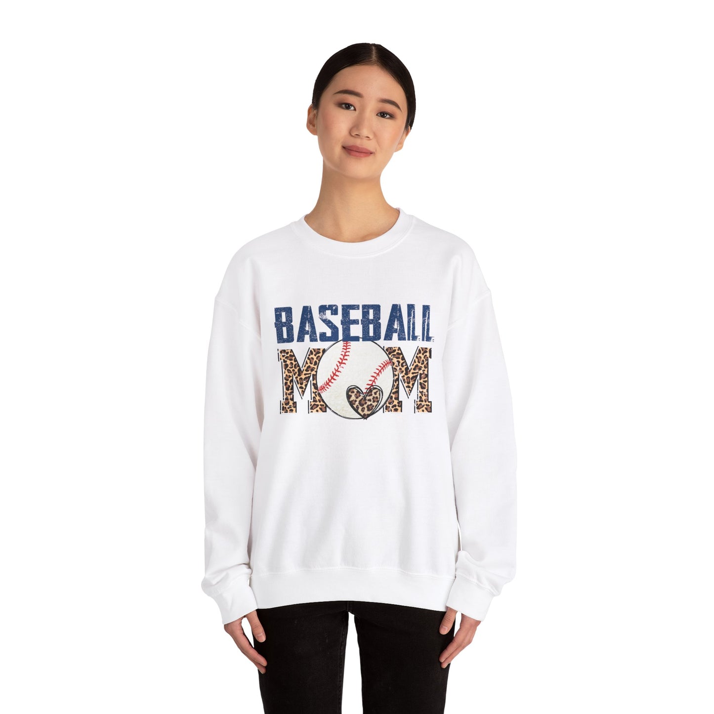 Baseball Mom Unisex Heavy Blend™ Crewneck Sweatshirt