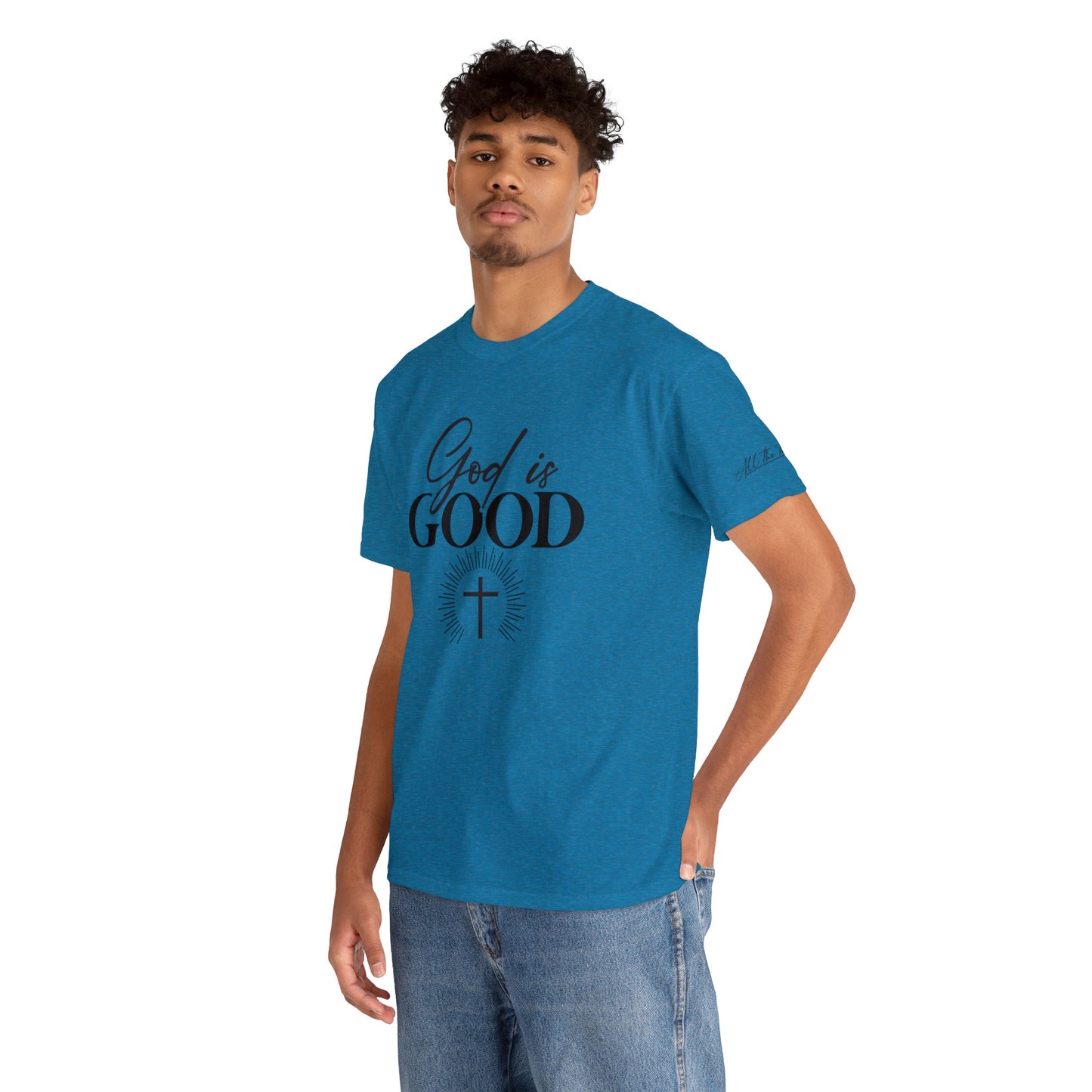 God is Good Unisex Heavy Cotton Tee