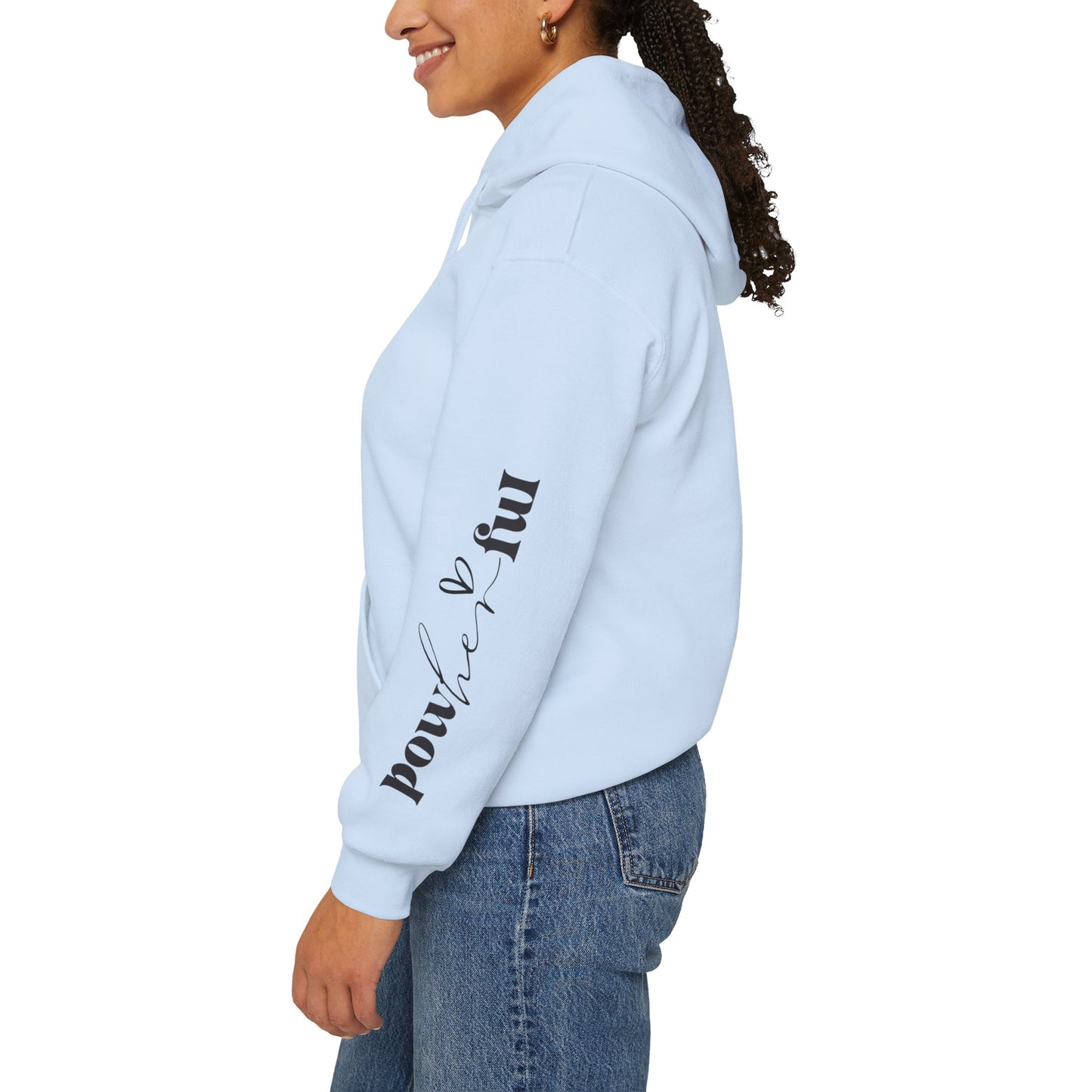 powHERful Unisex Heavy Blend™ Hooded Sweatshirt