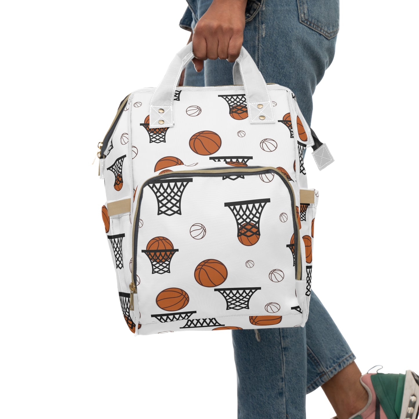 Basketball Multifunctional Diaper Backpack