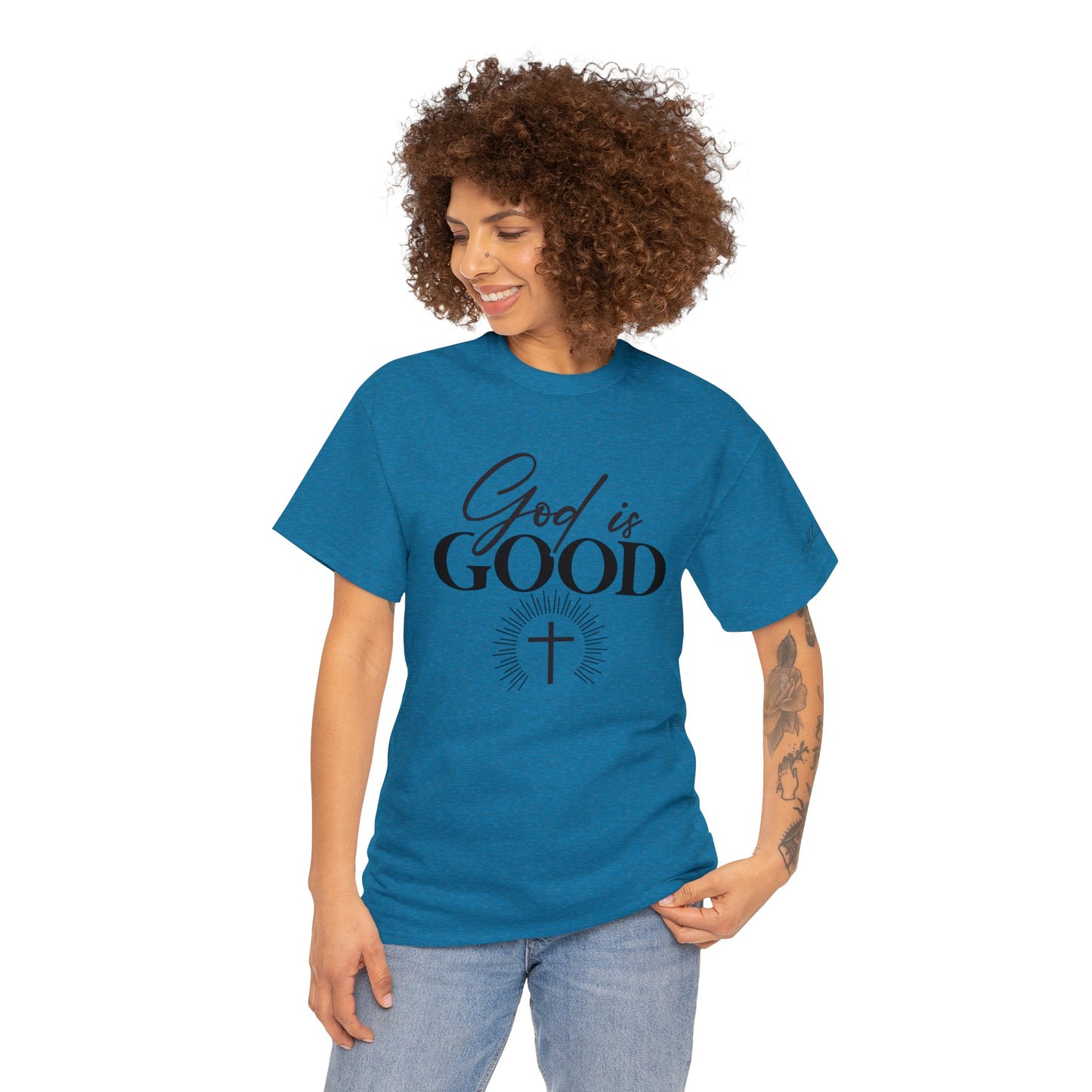 God is Good Unisex Heavy Cotton Tee