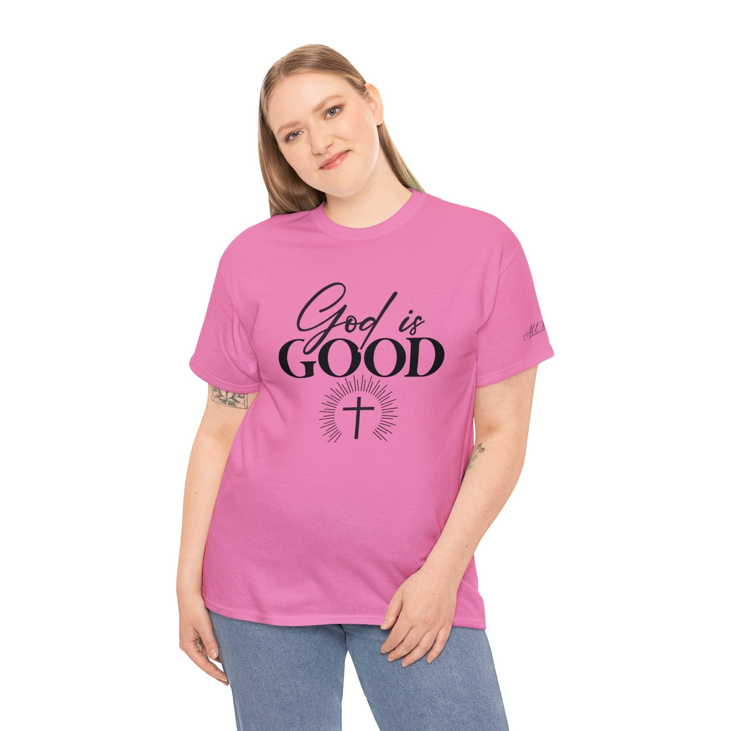 God is Good Unisex Heavy Cotton Tee