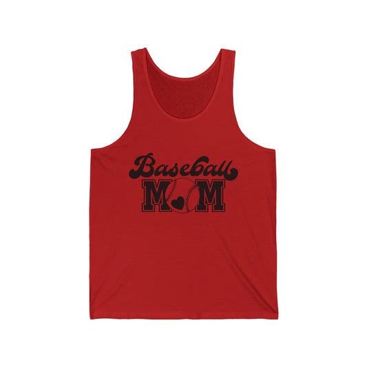 Baseball Mom Unisex Jersey Tank