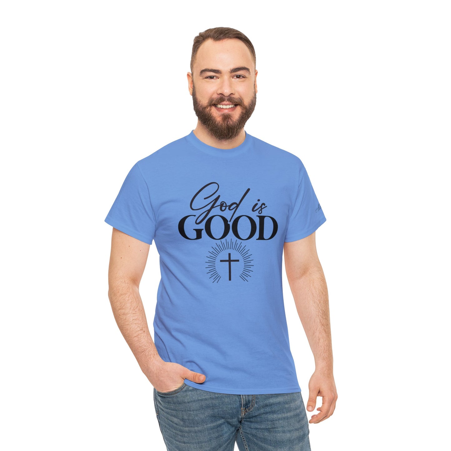 God is Good Unisex Heavy Cotton Tee