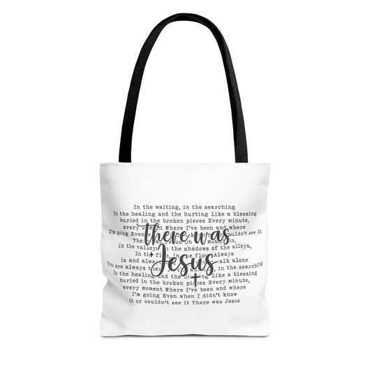 There was Jesus Tote Bag (AOP)