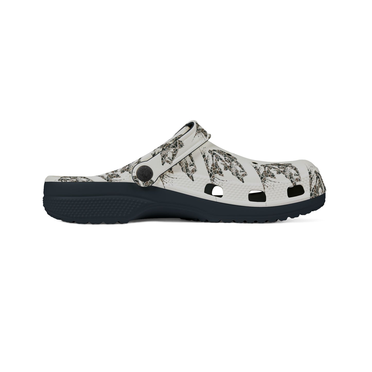 Camo Fish EVA Foam Rubber Shoes (AOP)