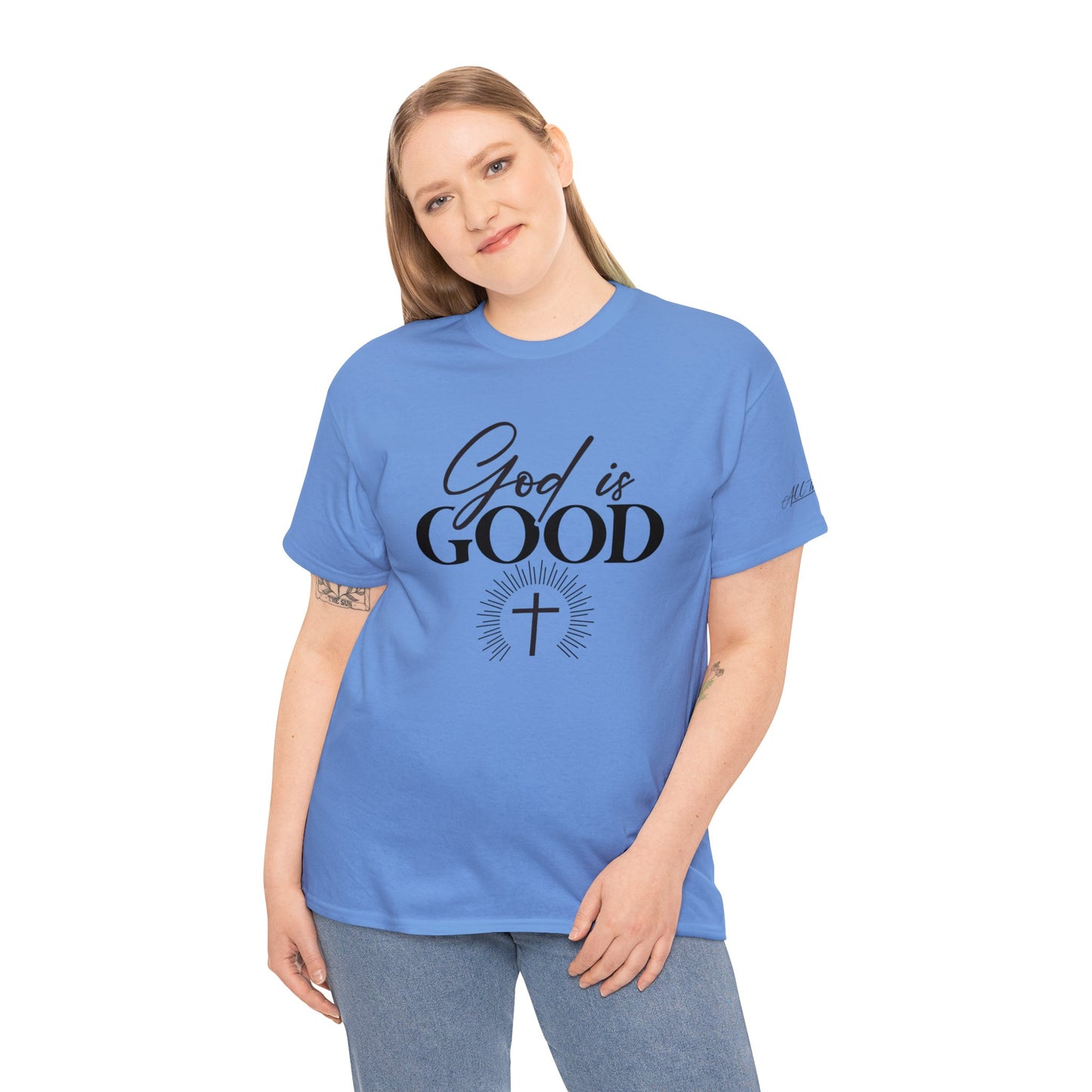 God is Good Unisex Heavy Cotton Tee